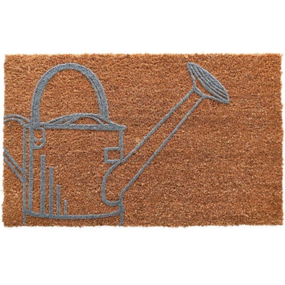 Paillasson en coco et pvc 60 x 40 cm arrosoir