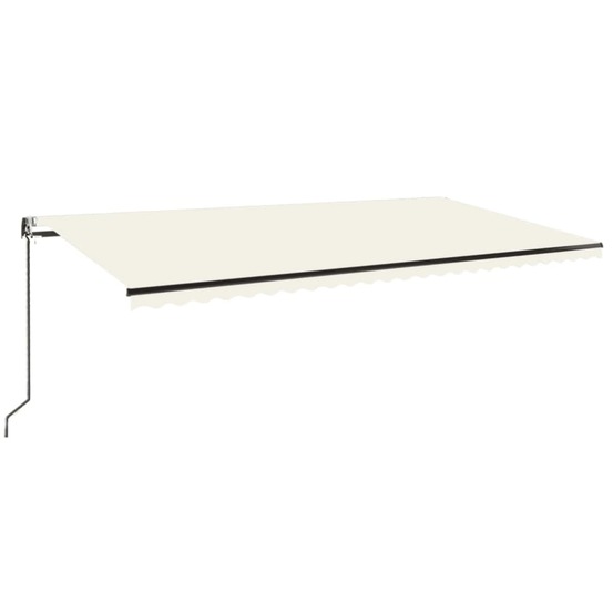 Auvent rétractable automatique 600x350 cm crème