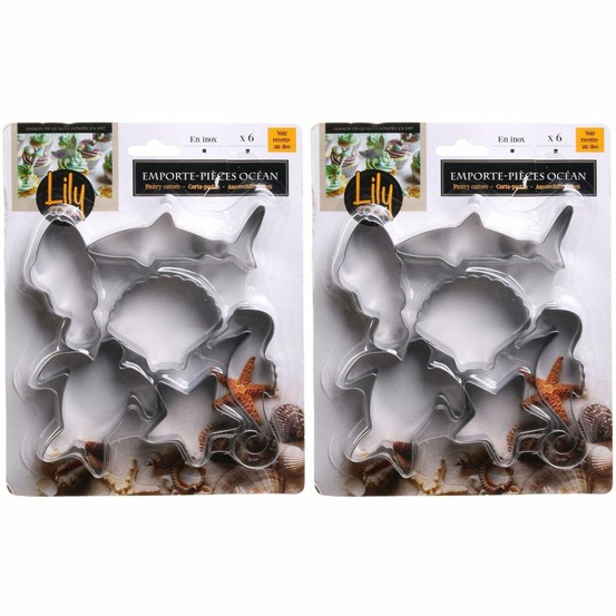 Emporte-pièce en métal océan