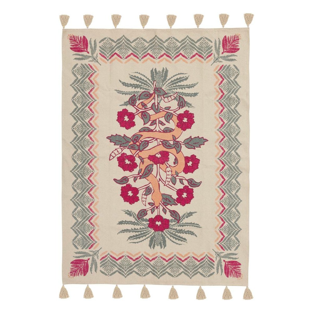 Tapis wild coton tufté vert céladon 120x170cm