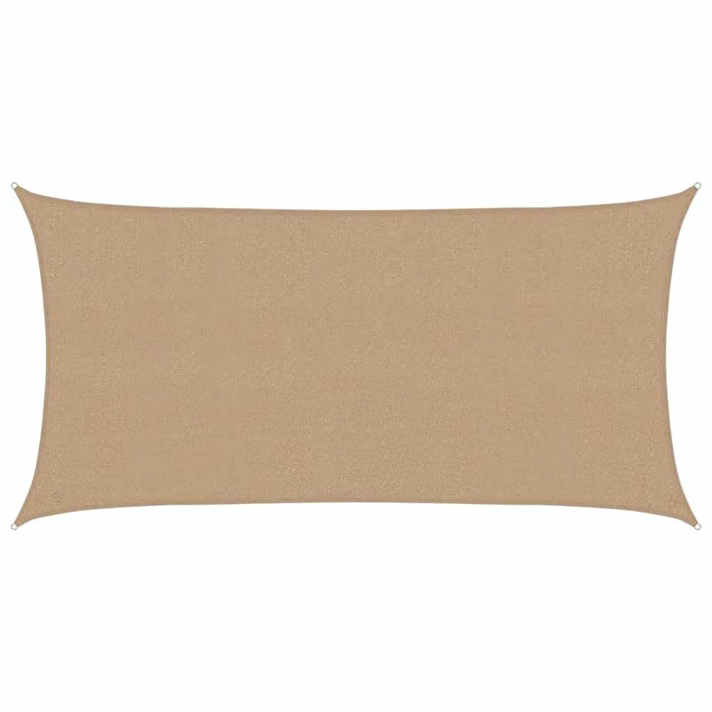 Voile d'ombrage 160 g/m² taupe 2x3,5 m pehd