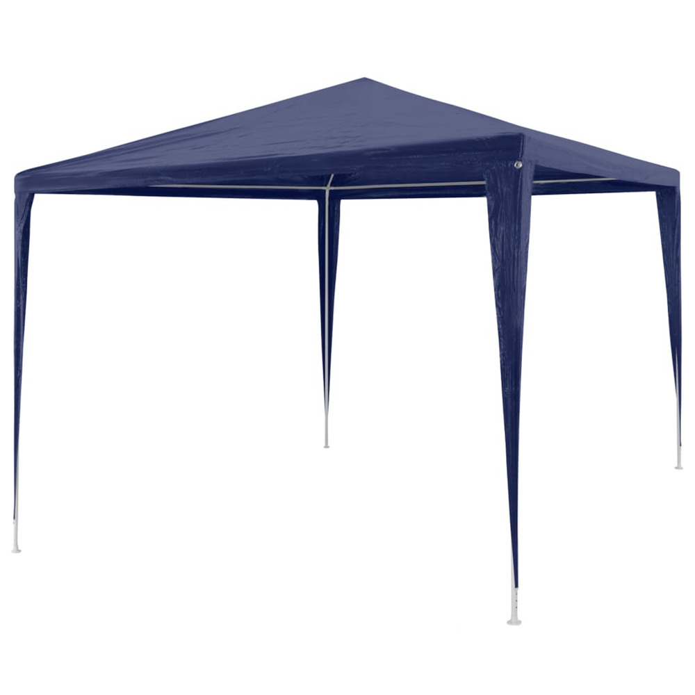 Tonnelle de jardin tente de réception chapiteau bleu 3x3m