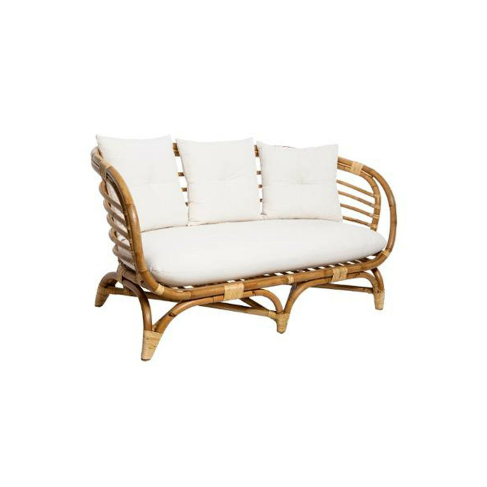 Canapé 2 places en rotin 