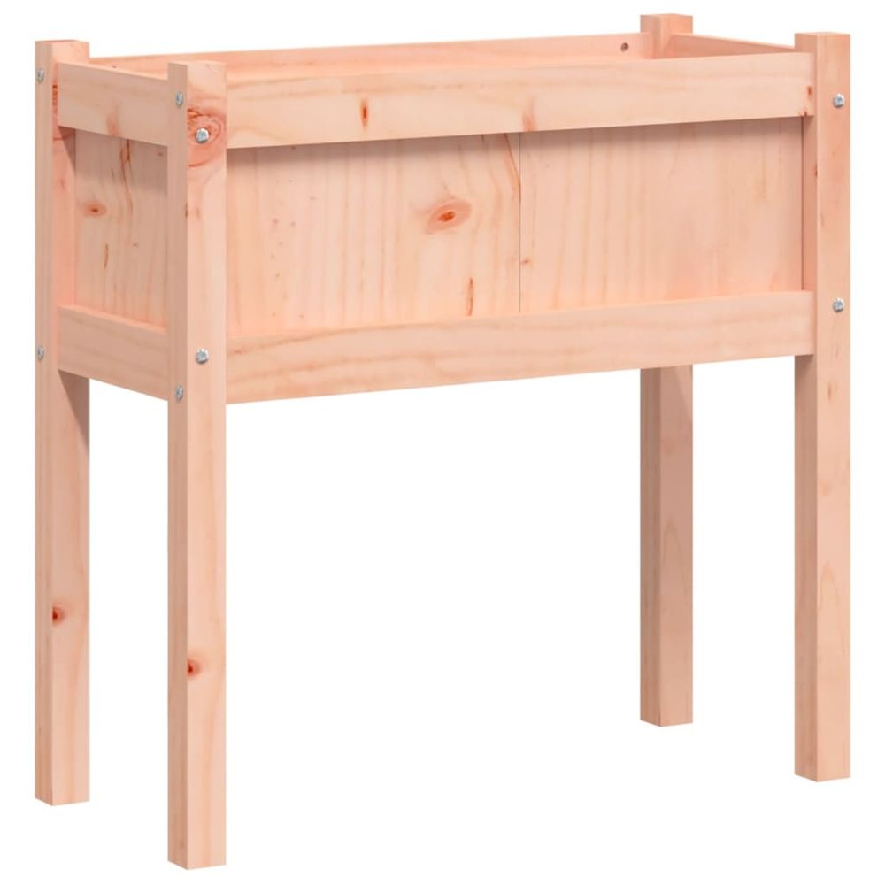 Jardinière d'extérieurs avec pieds 70x31x70 cm bois massif douglas
