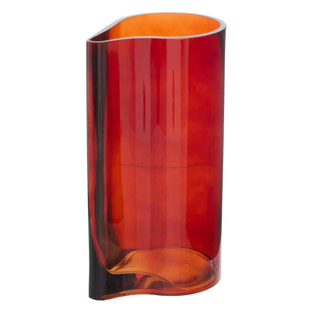 Vase fiva h.30cm rouge