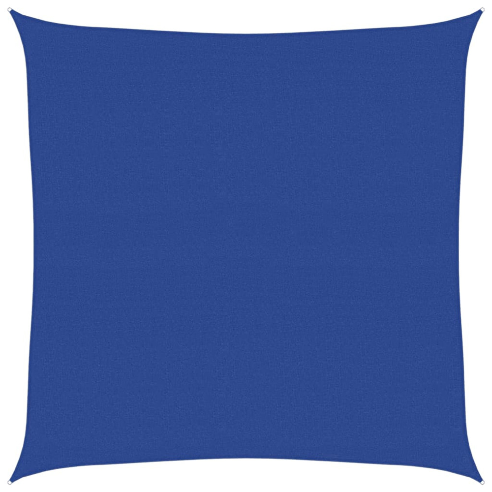 Voile d'ombrage 160 g/m² carré bleu 5x5 m pehd