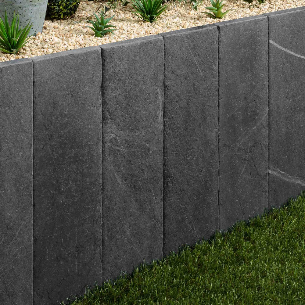 Palis ardoise noire vieillie 100x20x3 cm (à l'unité) - ro'ma nature