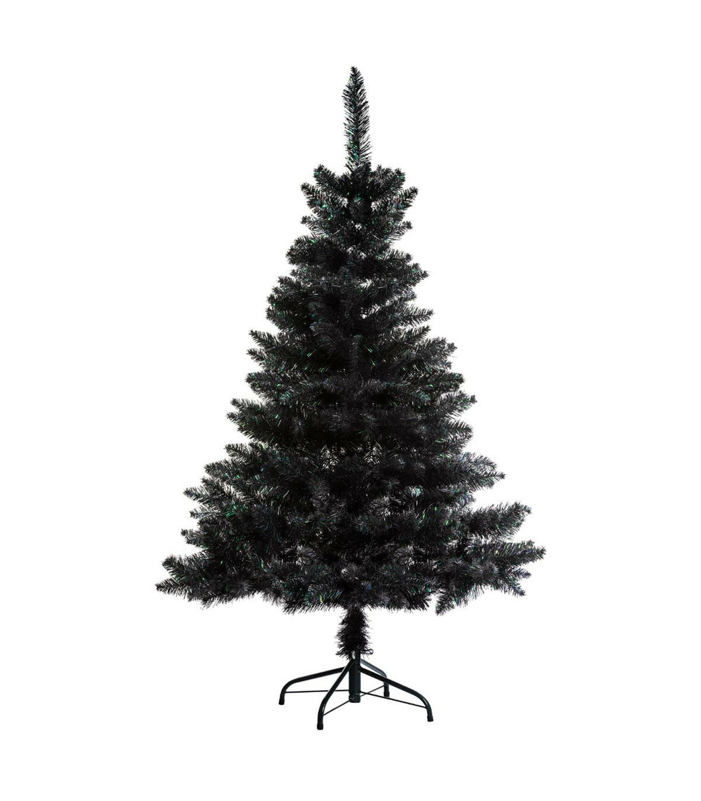 Sapin de noël artificiel noir qualité premium h 150 cm