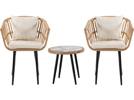 Salon de jardin rotin