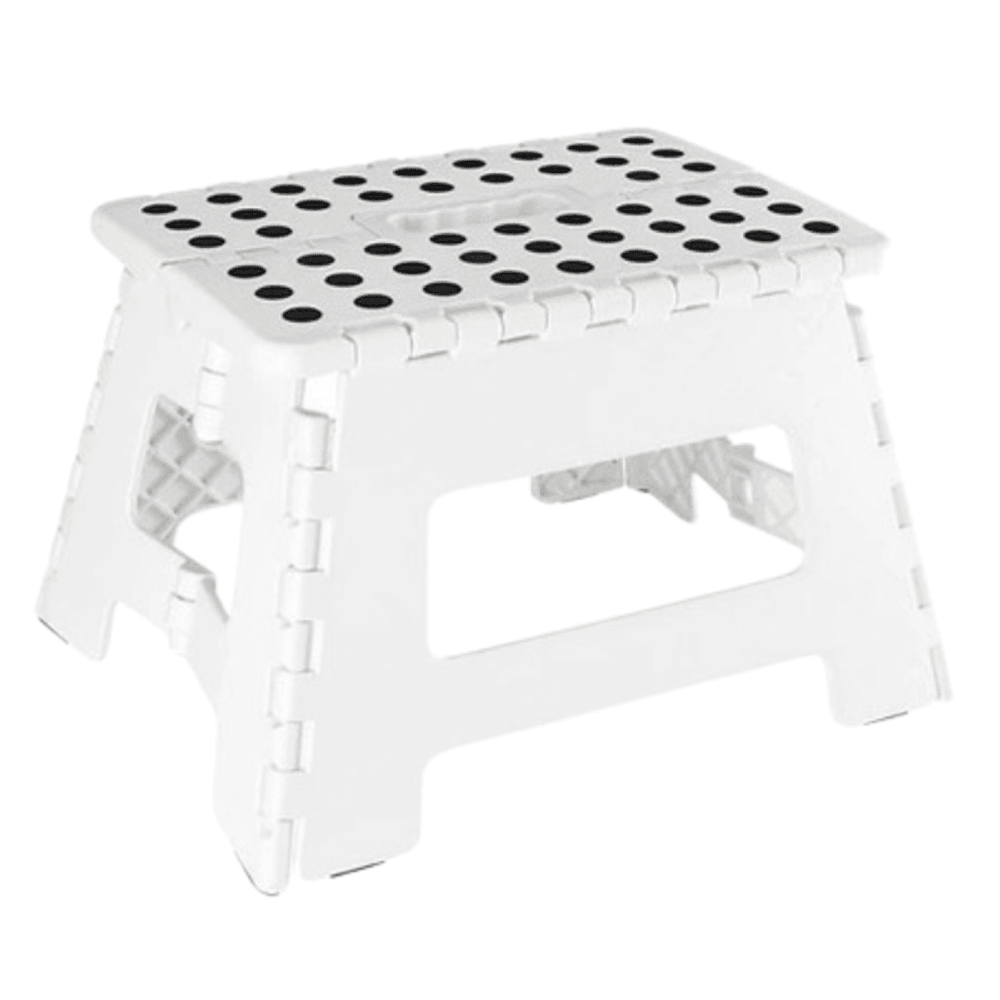 Blanc 31.5 x 25.5 x 22 cm venteo - marche pied pliable 25 cm