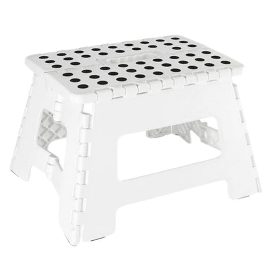 Blanc 31.5 x 25.5 x 22 cm venteo - marche pied pliable 25 cm