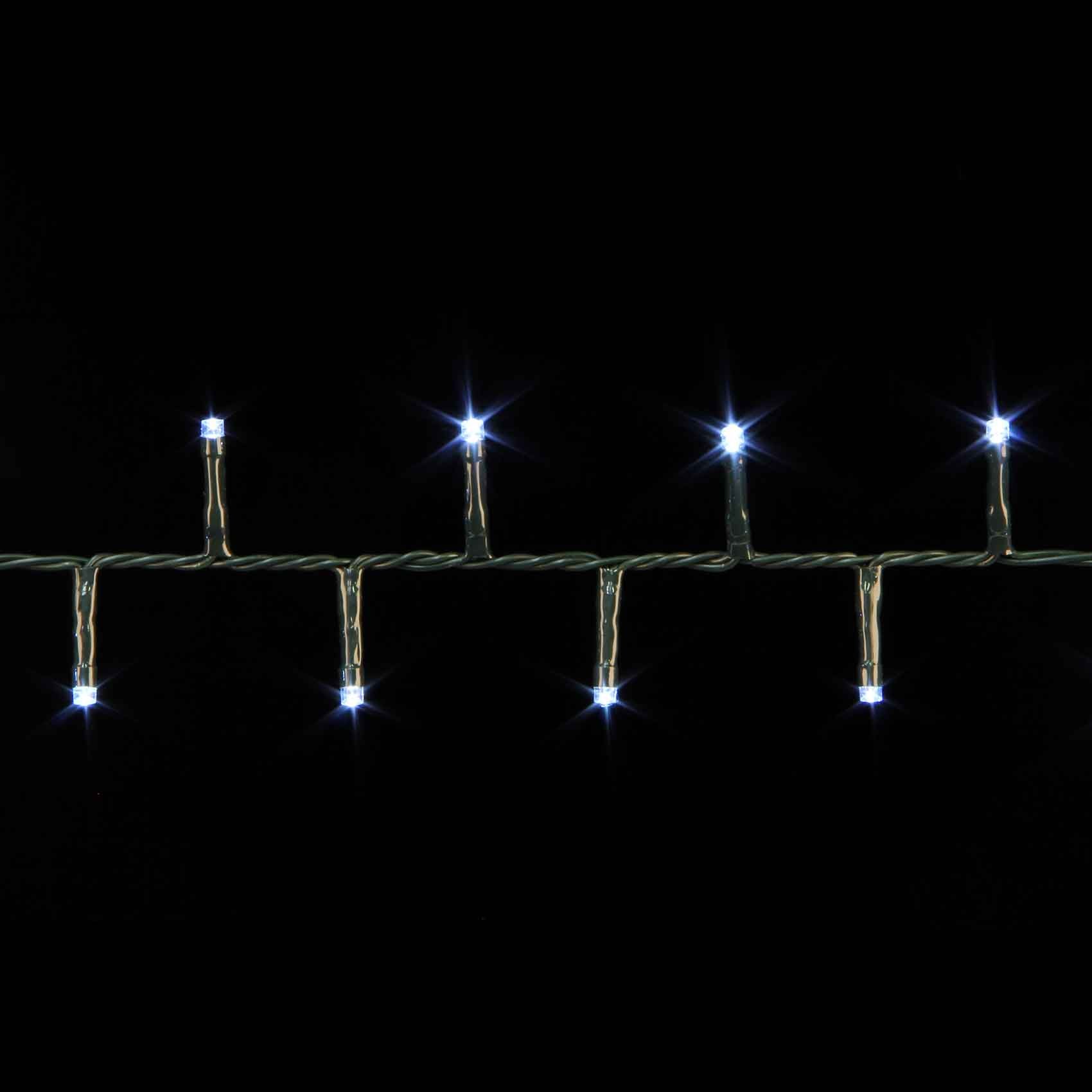 Luca lighting lumières de noël 140 led - 280x1x1 cm - autres - blanc