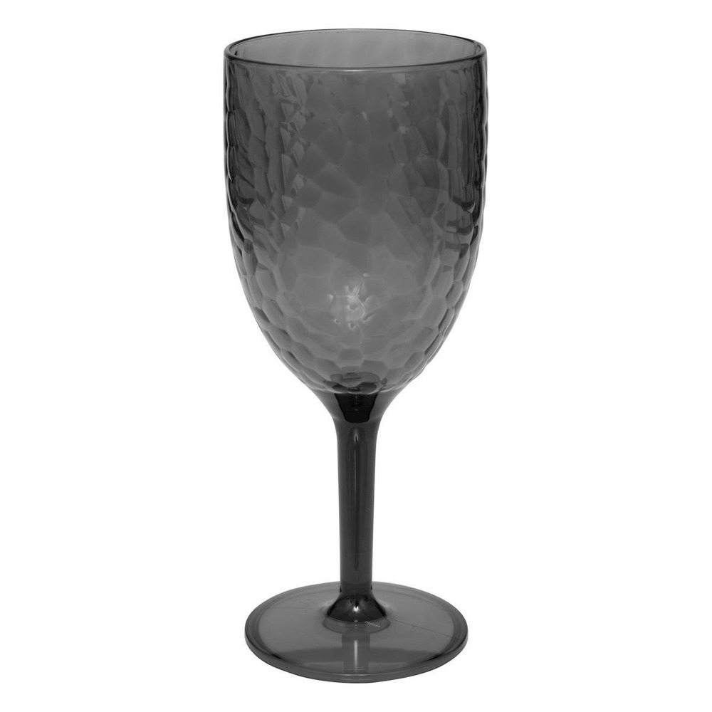 5five - verre à vin estiva martelé gris