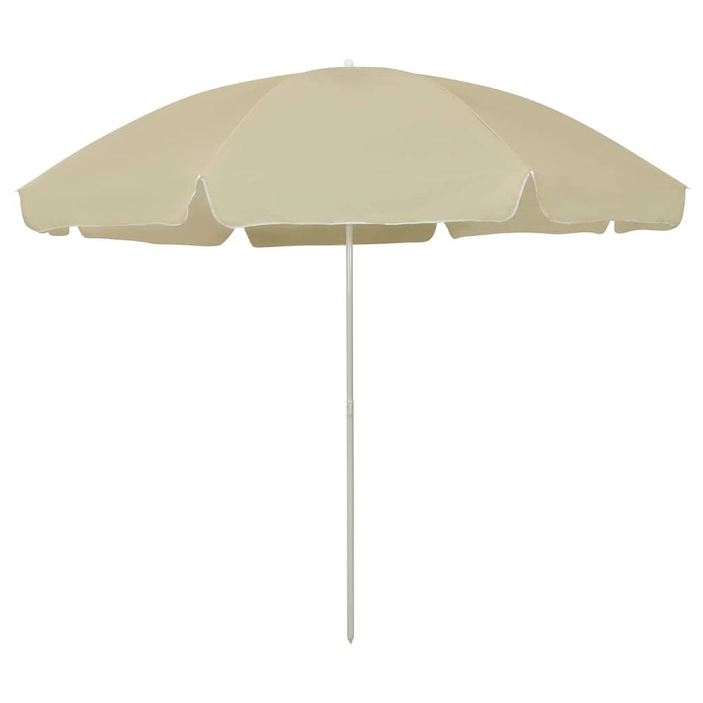 Parasol de plage jaune sable 300 cm