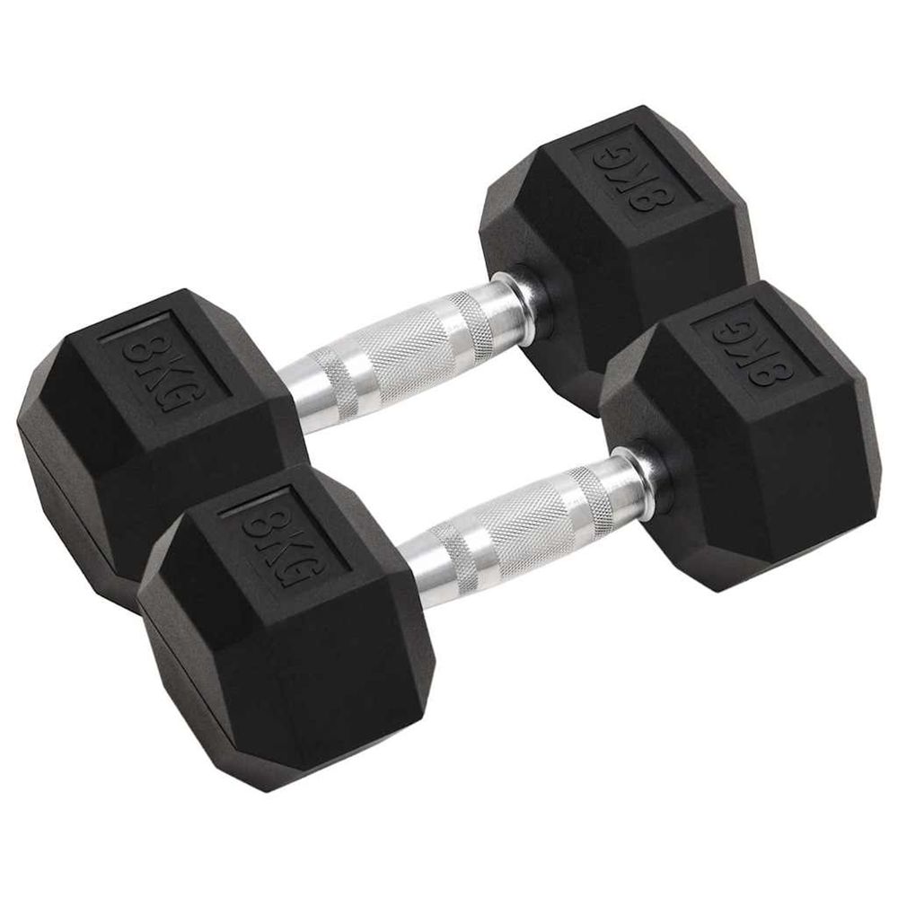 Haltères 2 pcs 8 kg total fonte