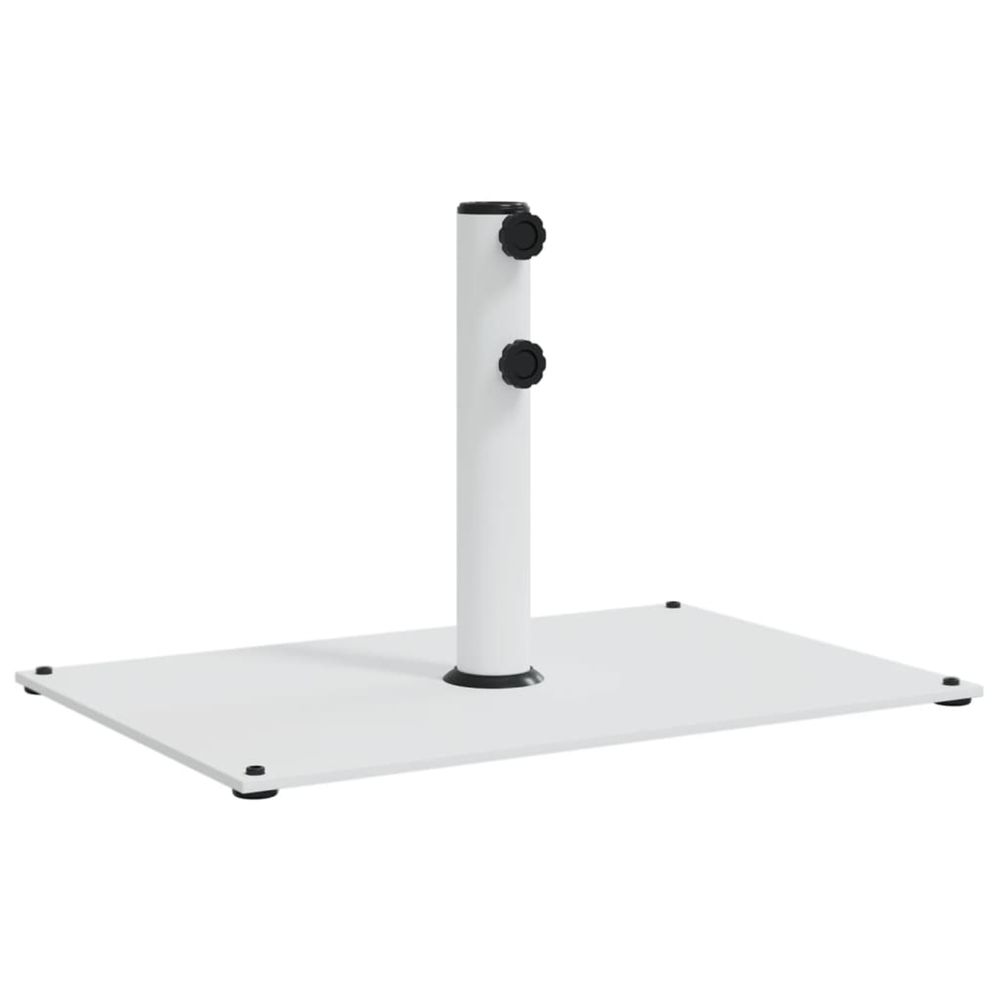 Base de parasol pour mâts ø32/38/48 mm 15 kg rectangulaire