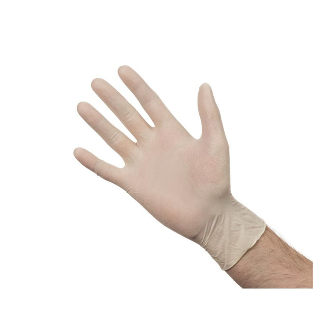 Gants en latex sans poudre transparents - paquet de 100