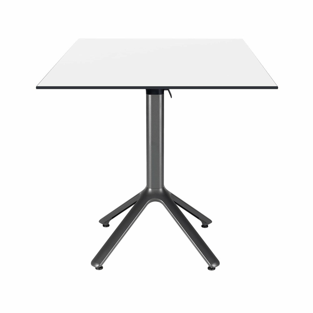 Restootab - table pliable nemo pour intérieur/extérieur blanc 70x70