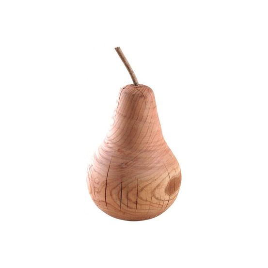 Poire décorative en cèdre rouge massif