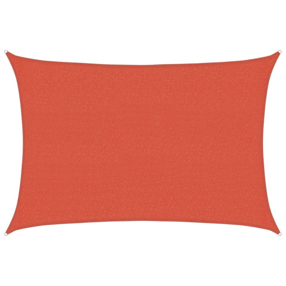 Voile d'ombrage 160 g/m² terre cuite 2,5x3,5 m pehd