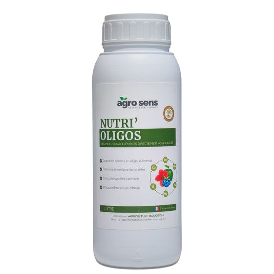 Nutri oligos - engrais liquide riche en oligo-éléments - 1 litre (500 litres de préparation)