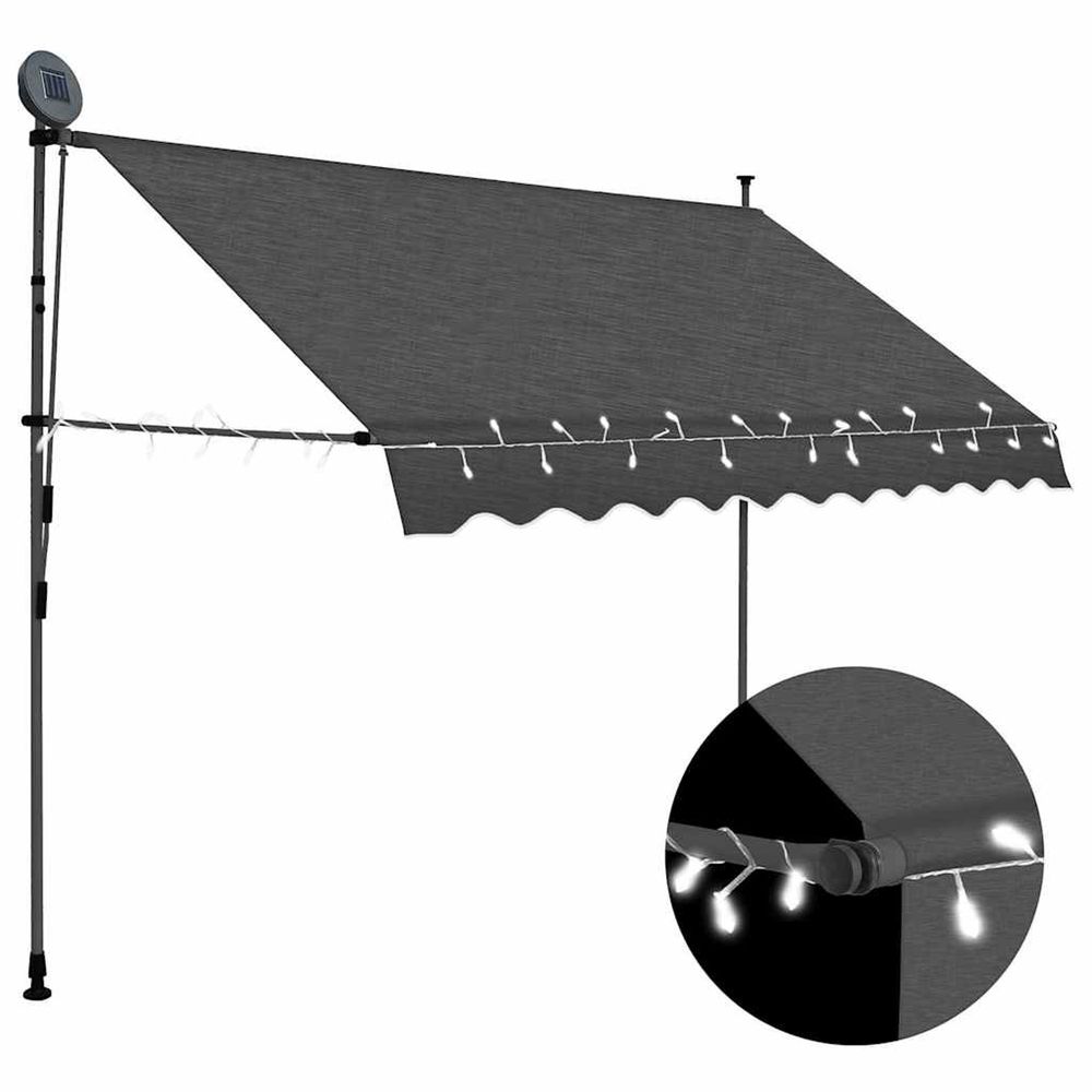 Store manuel rÃ©tractable avec LED 250