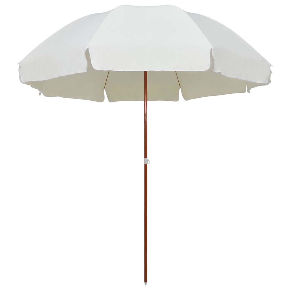 Parasol avec mÃ¢t en acier 300 cm Sable