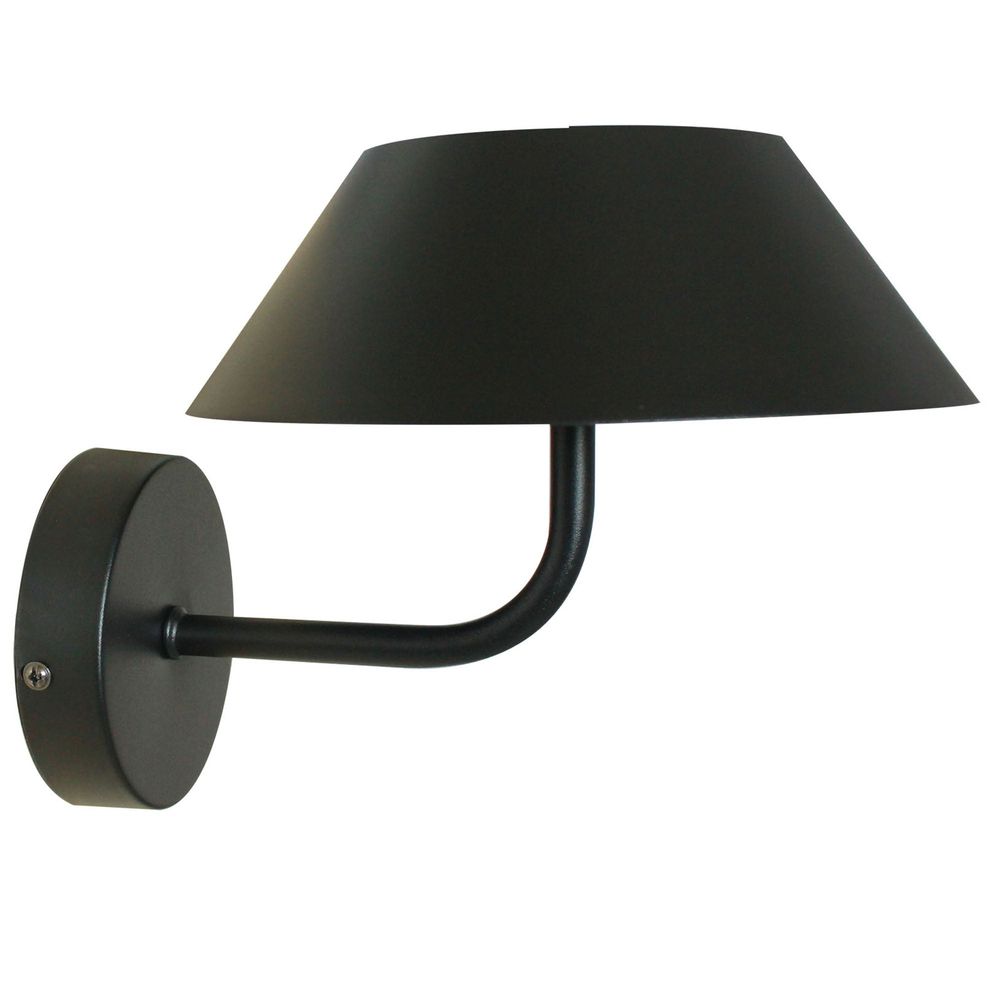 Applique murale solaire nerio noir h19cm