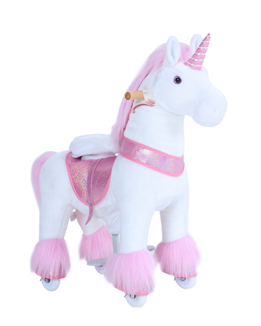 Licorne rose à monter grand modèle pour 4 à 9 ans
