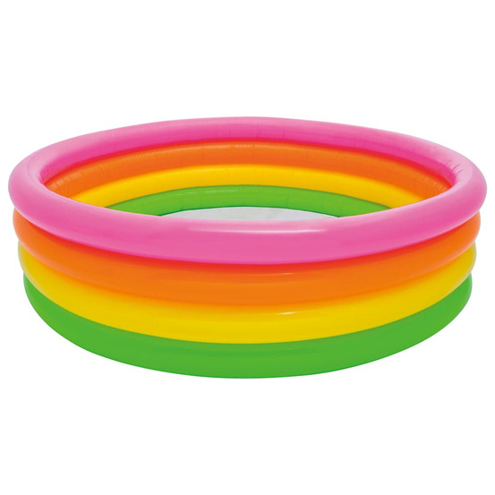 Piscine gonflable sunset 4 anneaux 168x46 cm