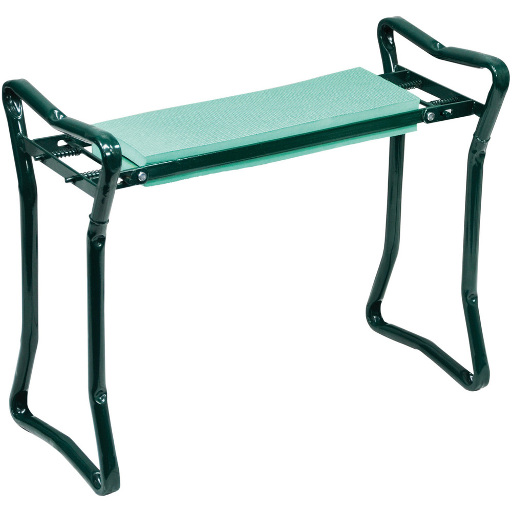 Repose-genoux et banc de jardin pliable multi-usages