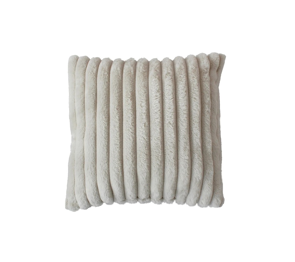 Coussin cottele effet velours