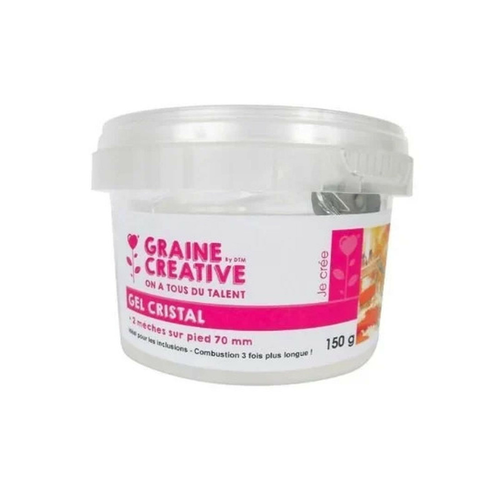 Gel pour bougies 150 g + 2 mèches