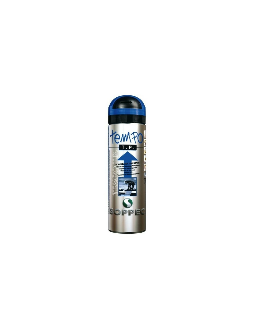 Traceur chantier tempo tp fluoaerosol 650 ml blanc
