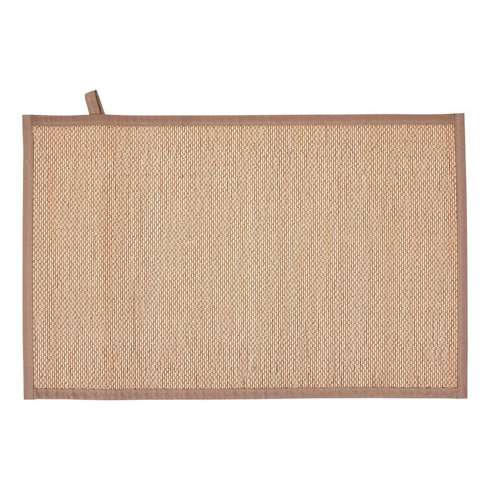 Tapis de bain texturé stemy 50x80cm beige