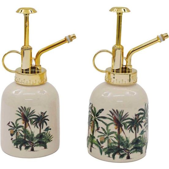 Humidificateur à plantes en dolomite palm (lot de 2)