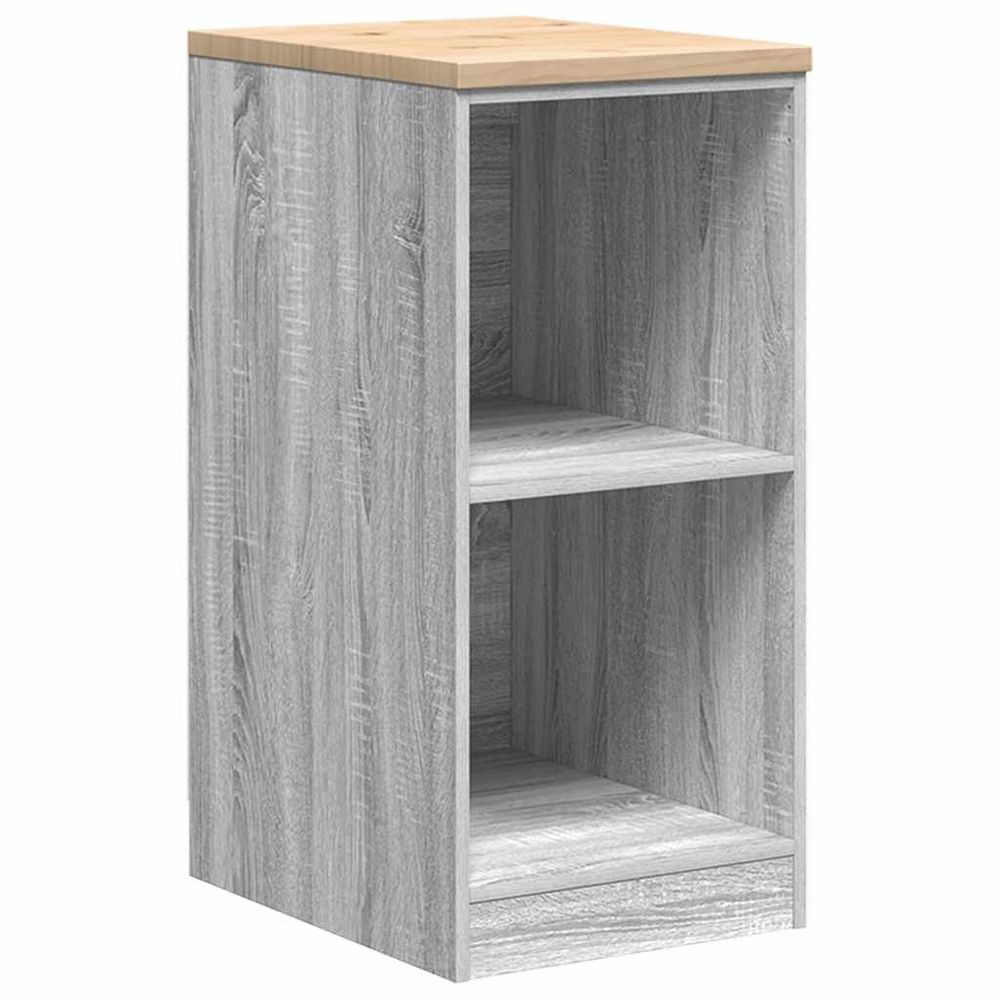 Armoire de rangement de garage sonoma gris 40x51x85 cm bois pin