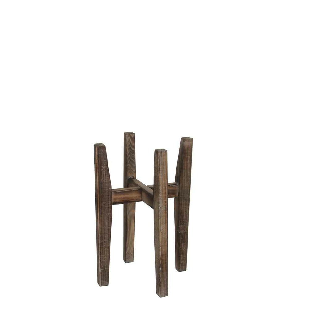 Mica decorations coussin de palette ascot - 33x33x48 cm - bois - marron