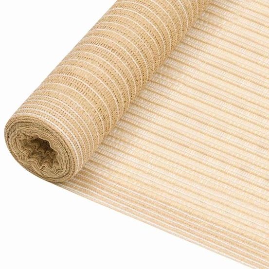 Filet brise-vue beige 3,6x25 m pehd 150 g/m²