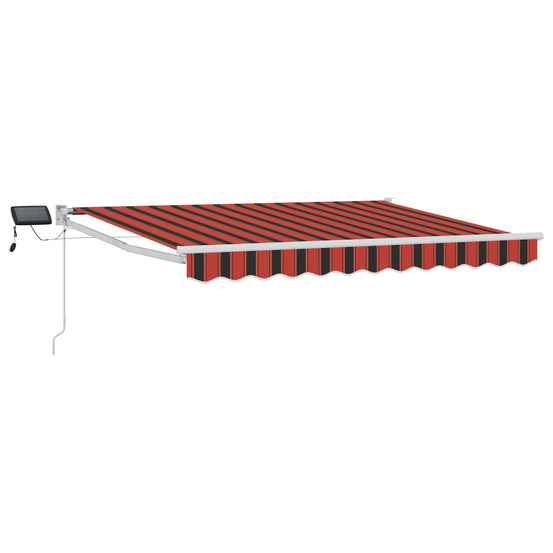 Store rétractable manuel avec leds 3,5 x 2,5 m