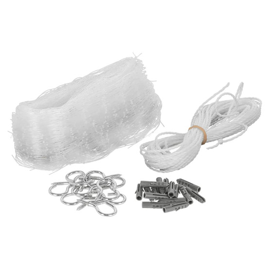 Filet de protection pour chat 6x3 m transparent