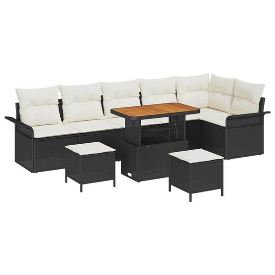 Ensemble de canapé de jardin 9 pc 8-nombre de places