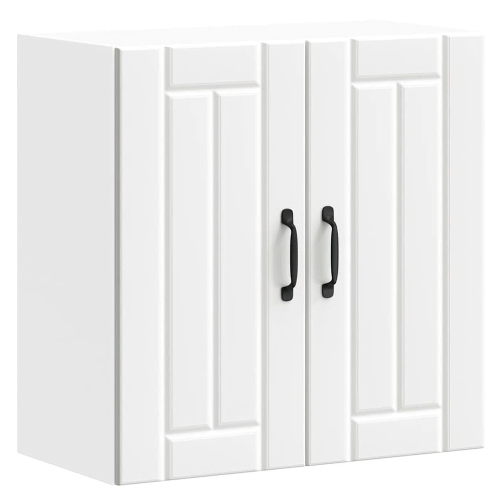 Armoire murale de cuisine lucca blanc bois d'ingénierie