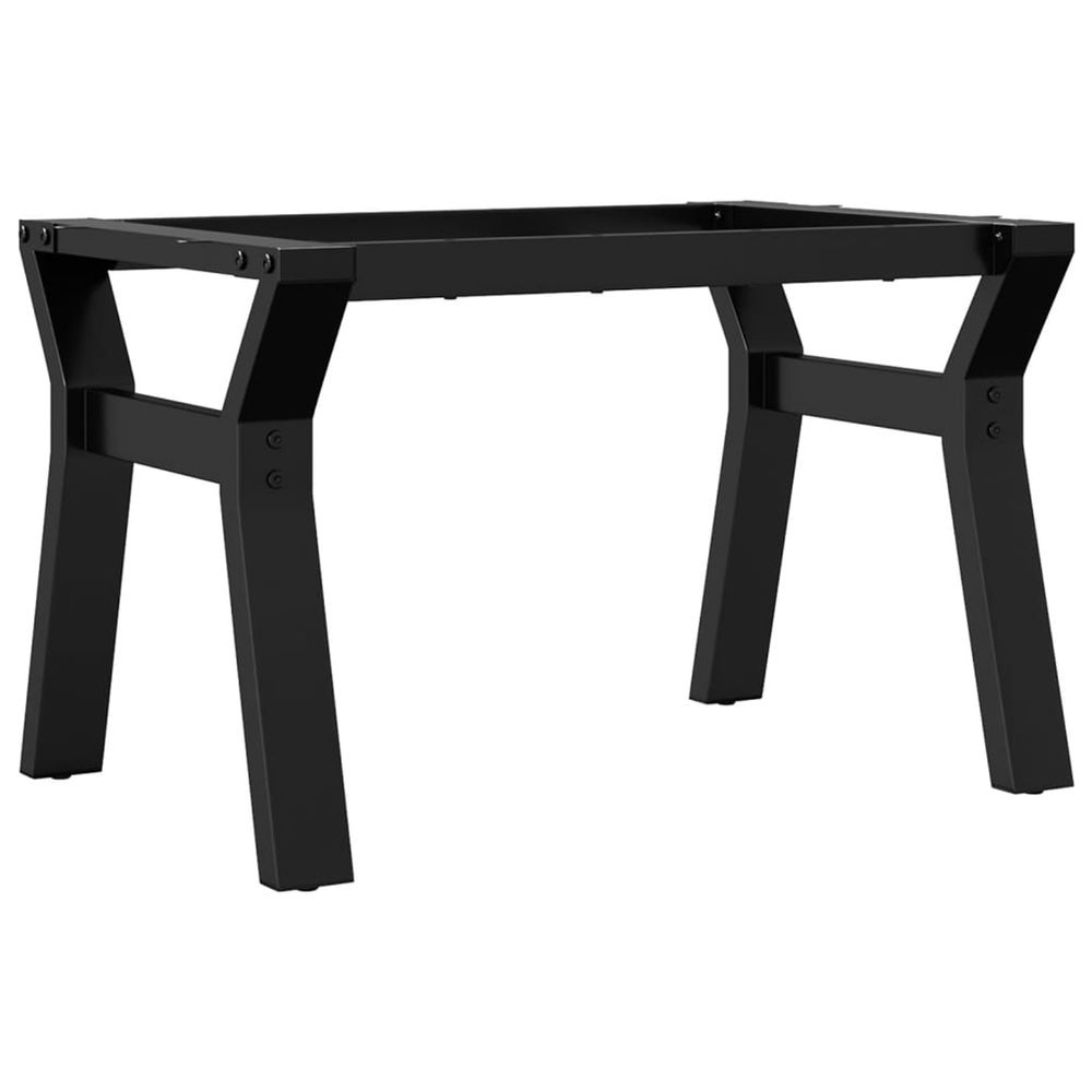 Pieds de table basse cadre en y 60x40x38 cm acier