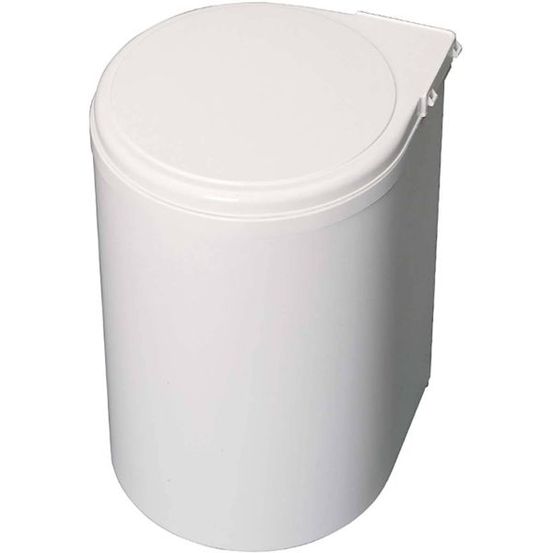 Poubelle de recyclage à fixation sur porte 13 litres blanc