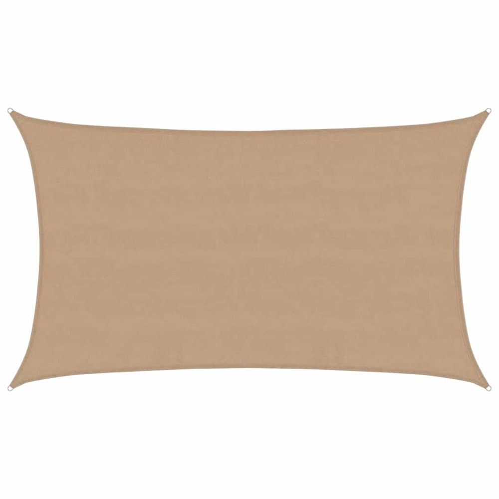 Voile d'ombrage 160 g/m² taupe 5x8 m pehd