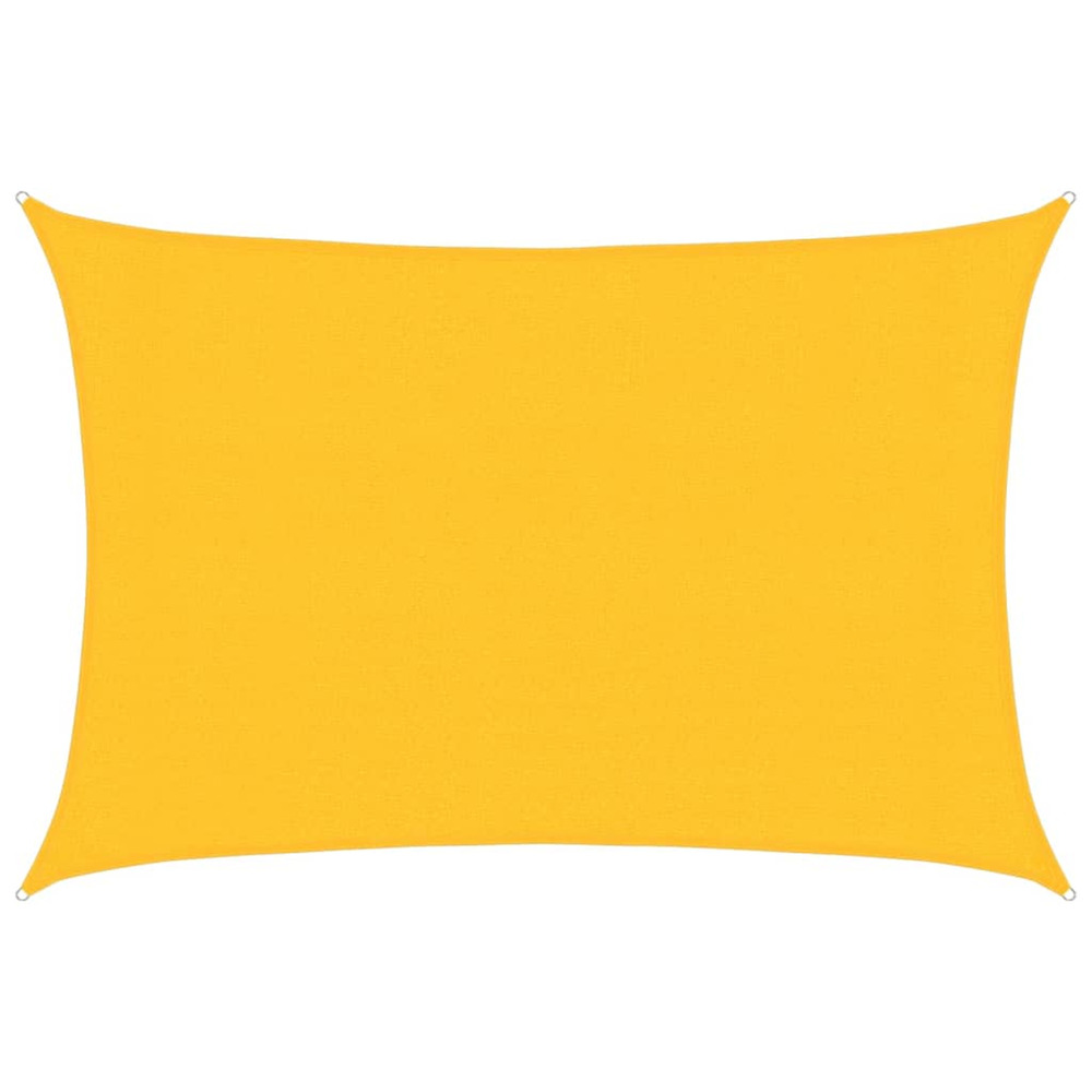Voile d'ombrage 160 g/m² jaune 3x5 m pehd