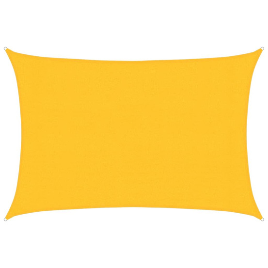 Voile d'ombrage 160 g/m² jaune 3x5 m pehd
