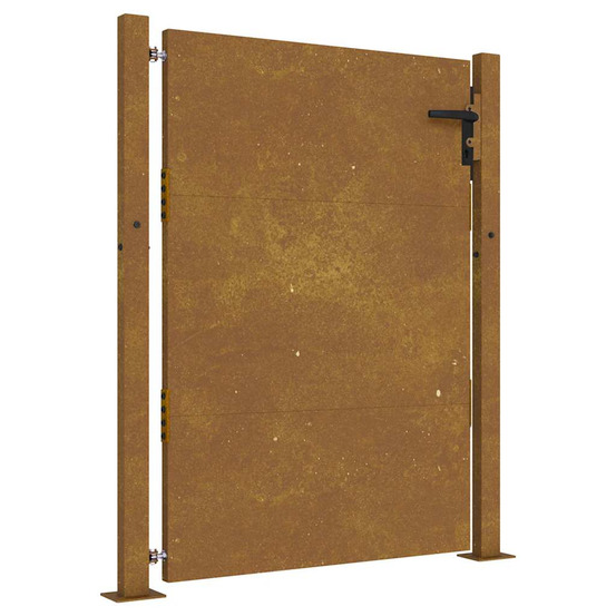 Portail de jardin 100x150 cm en acier corten