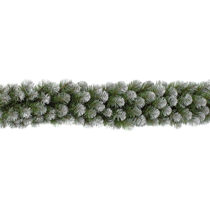 Guirlande De Noël Verte FAIRYTREES 270 Cm – En PE Moulé 100% – Branches Réalistes Ajustables – Pour Escalier, Porte, Cheminée